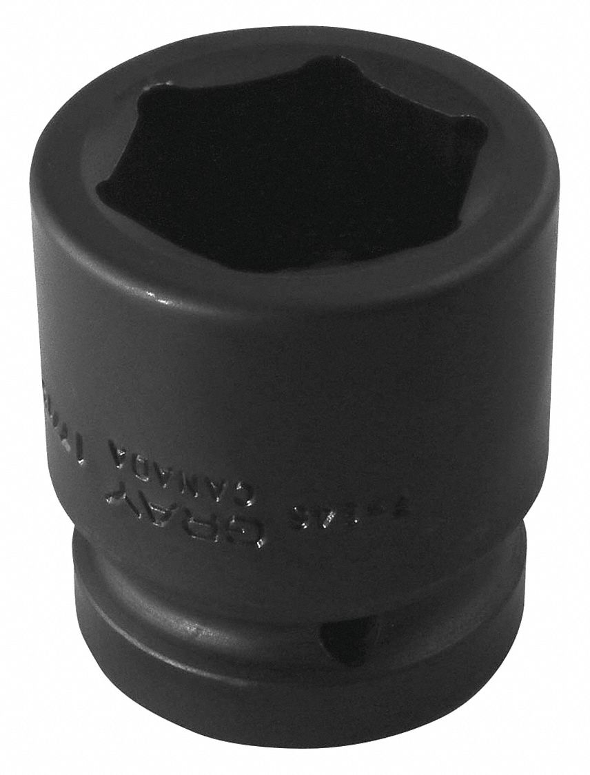 SOCKET 1-7/16INX1IN DR 6 PT REG. IM