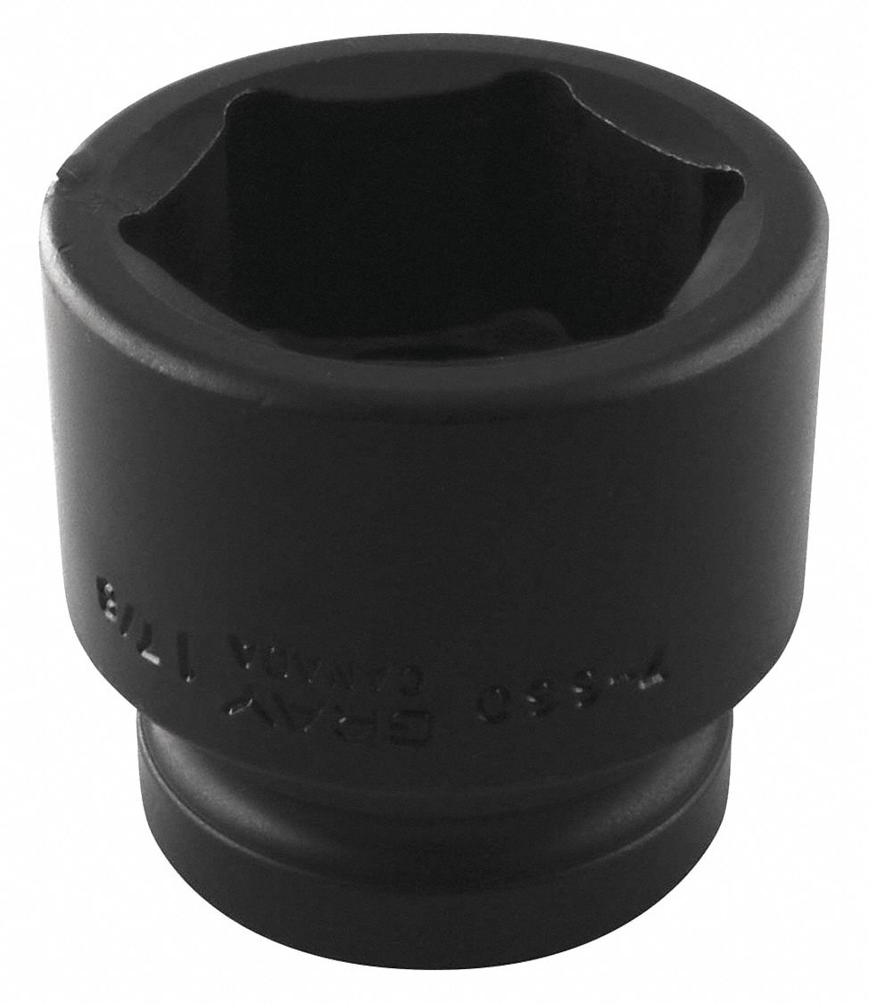 SOCKET 1-7/8INX1IN DR 6 PT REG. IMP