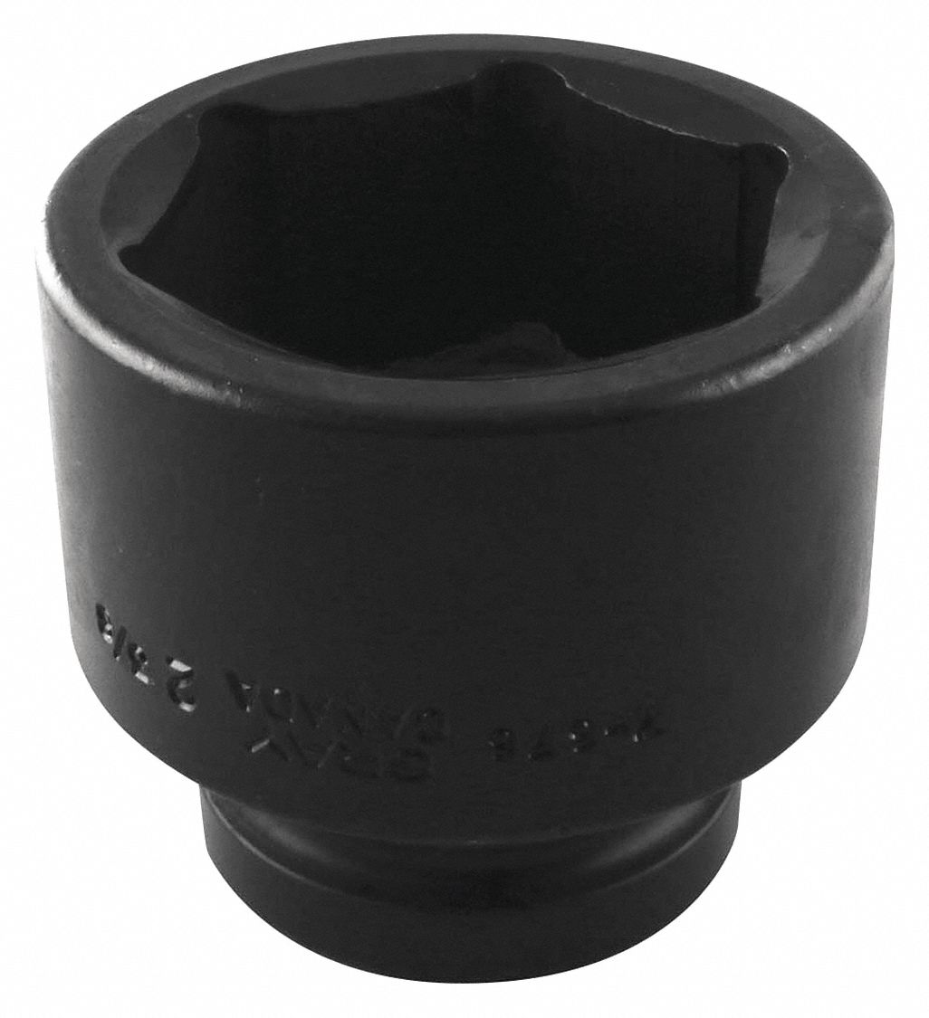 SOCKET 2-3/8INX1IN DR 6 PT REG. IMP