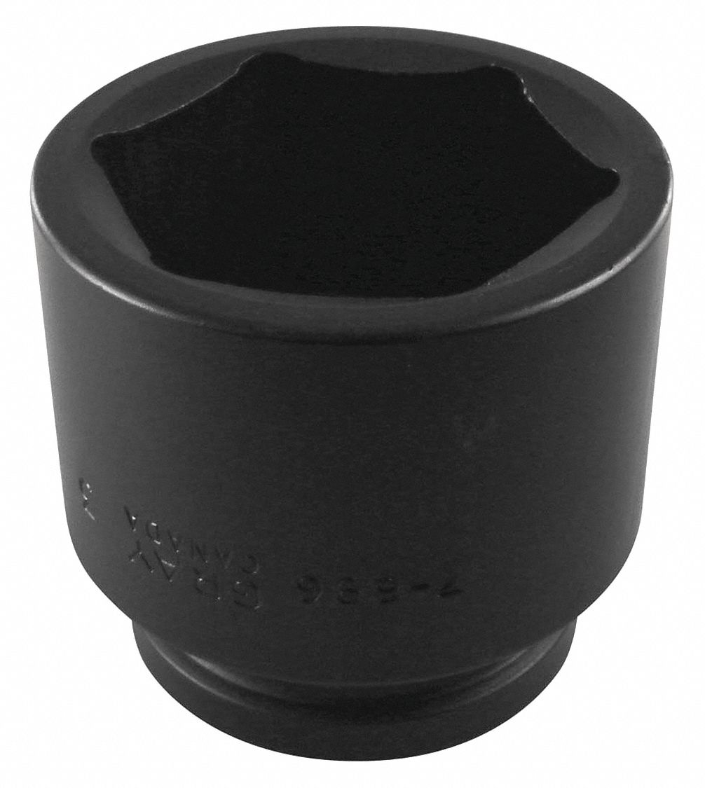 SOCKET 3INX1IN DR 6 PT REG. IMP