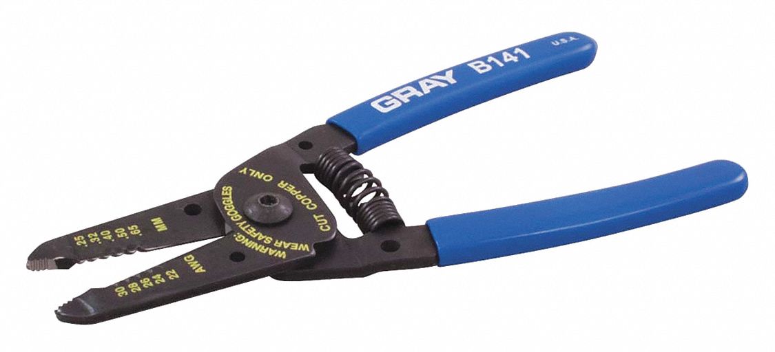 PLIER STRIPPER-CUTTER, 6 X 3 X 0.5 IN, PVC