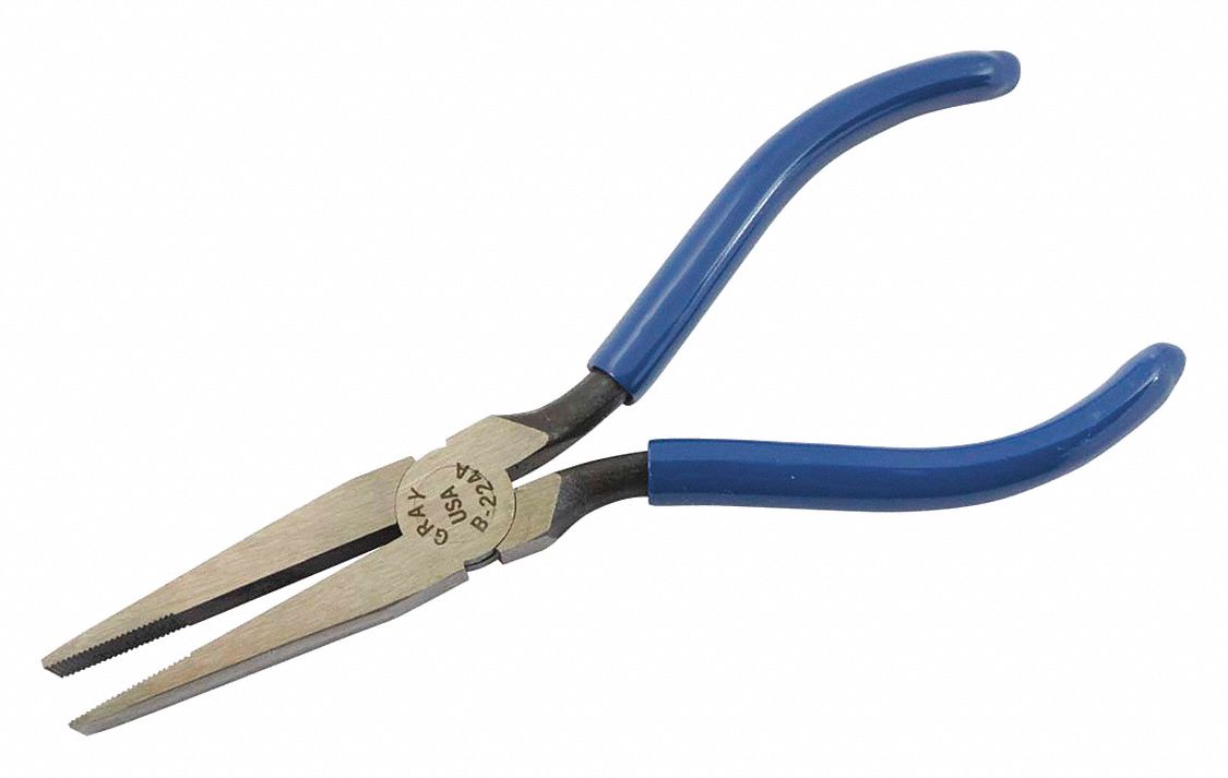 FLAT NOSE PLIERS, 6 1/2 IN LENGTH, 2 IN