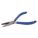 PLIER FLAT NOSE 4-3/4IN OAL 1-1/16I