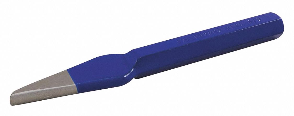 GRAY TOOLS DIAMOND POINT CHISEL, HEAT TREATED, HIGH POLISHED, BLUE ...