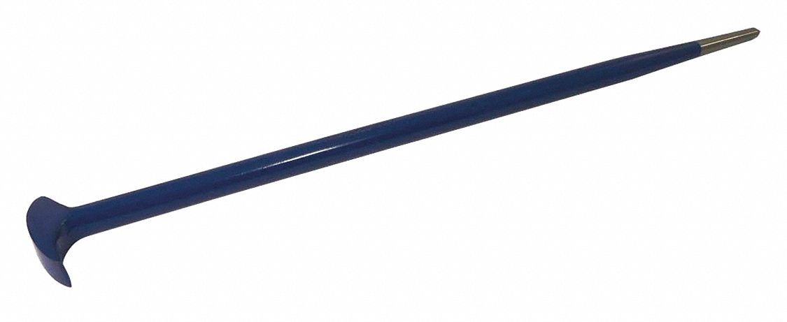 ROLLING HEAD PRY BAR, BLUE, SHANK 5/8 IN, 20 X 11/16 IN, FORGED STEEL