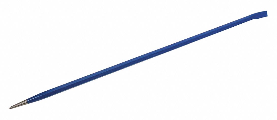 PINCH PRY BAR, BLUE, SHANK 7/8 IN, 42 X 1 1/16 IN, FORGED STEEL