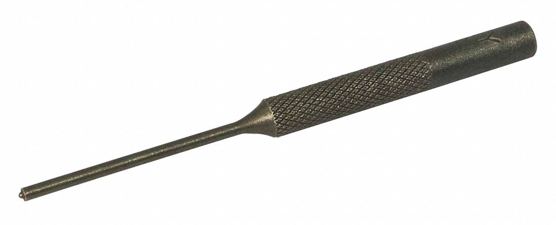 PILOT PUNCH, 3/32 IN TIP, METRIC, 3½ IN L X 3/16 IN DIA, 0.02 LB WEIGHT