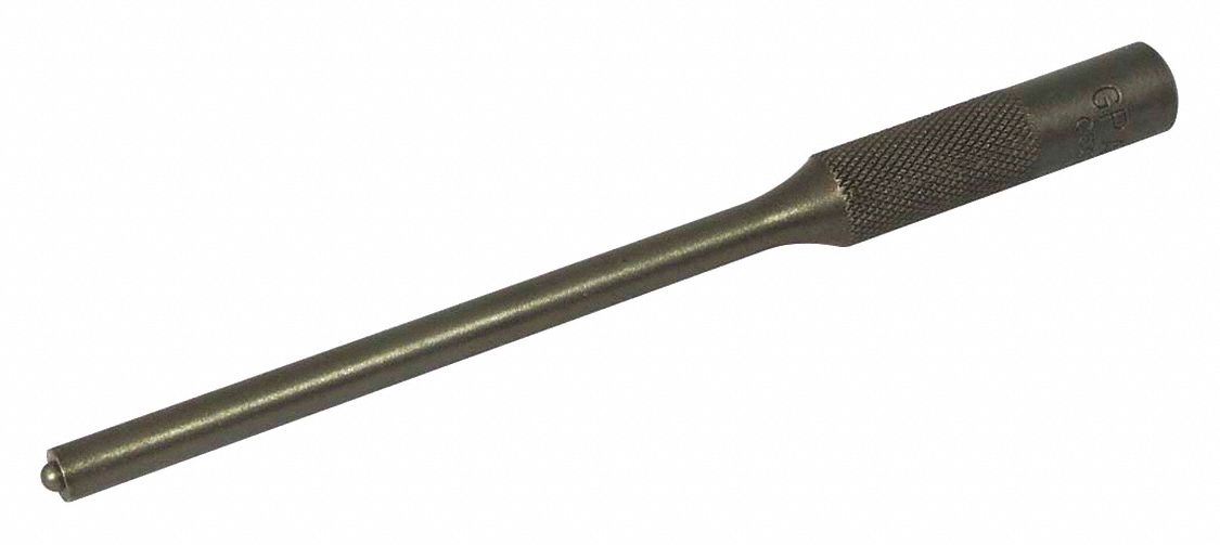 PILOT PUNCH, ¼ IN TIP, METRIC, 5½ IN L X 7/16 IN DIA, 0.13 LB WEIGHT