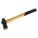 BALL PEIN HAMMER, CORROSION-RESISTANT, 24 OZ, 15 1/2 IN HANDLE, WOOD/METAL