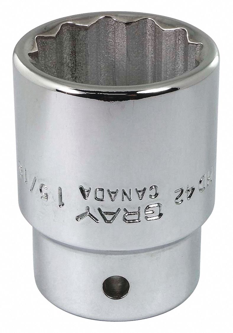 SOCKET 1-5/16INX3/4IN DR 12 PT REG