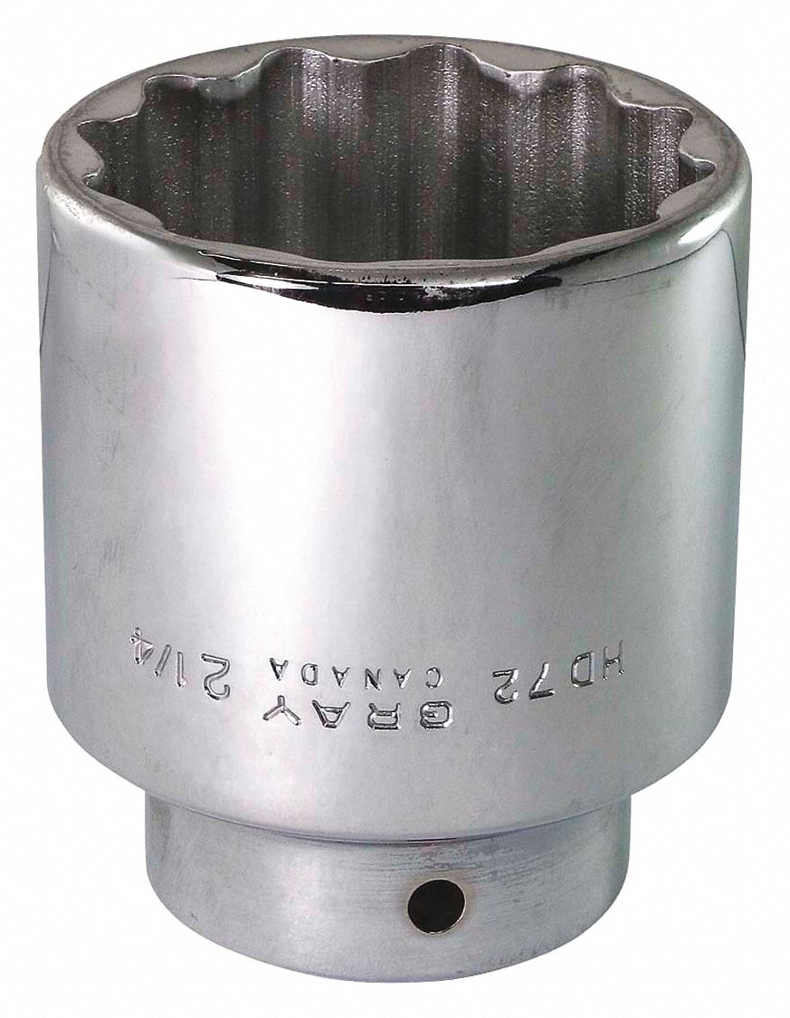 SOCKET 2-1/4INX3/4IN DR 12 PT REG 3