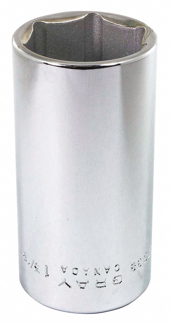 SOCKET 1-3/16INX 1/2IN DR 6 PT DP 3