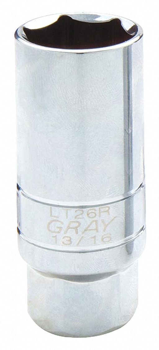 SOCKET SPARK PLUG 3/8IN DR