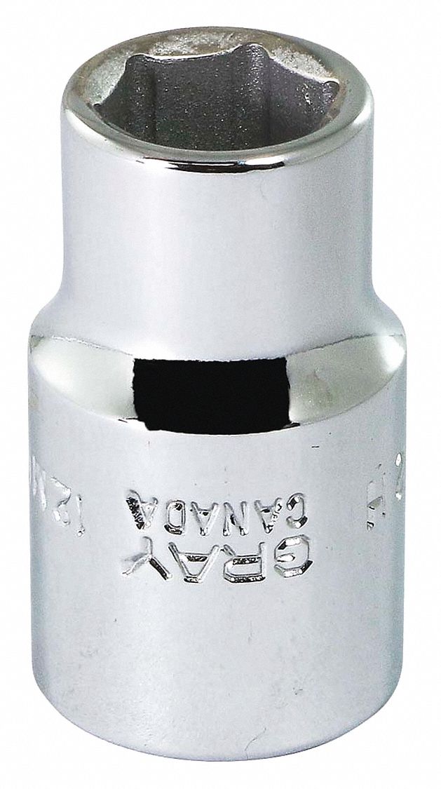 CREUX 12MMX1/2IN DR 6 PINTE 38MM OA