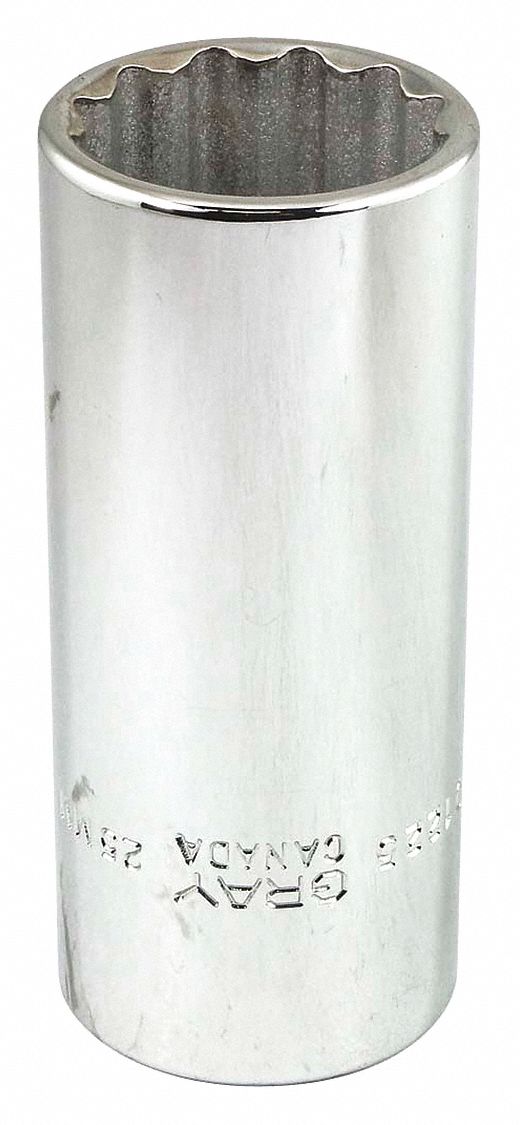 CREUX 25MMX1/2IN DR DP CHROM DE 12