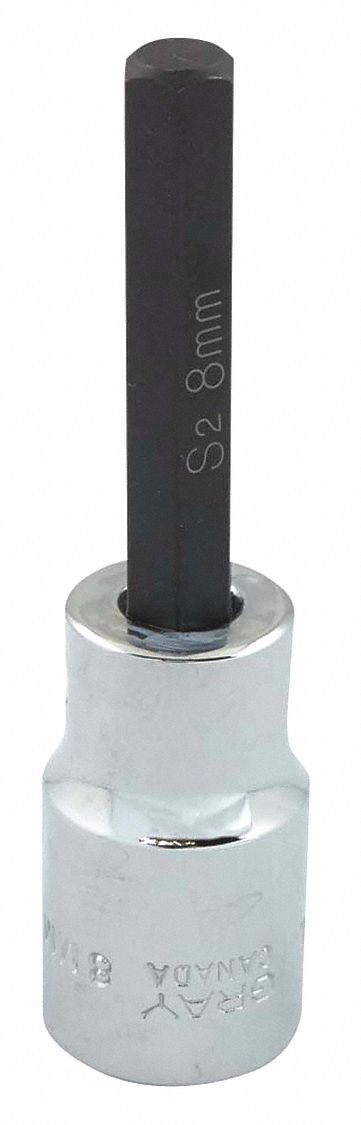 SOCKET HEX HEAD 8MMX1/2IN DR REG