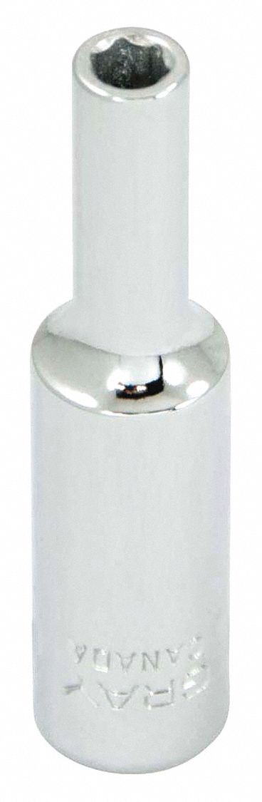 CREUX 4MMX1/4IN DR CHROME DE DP DE