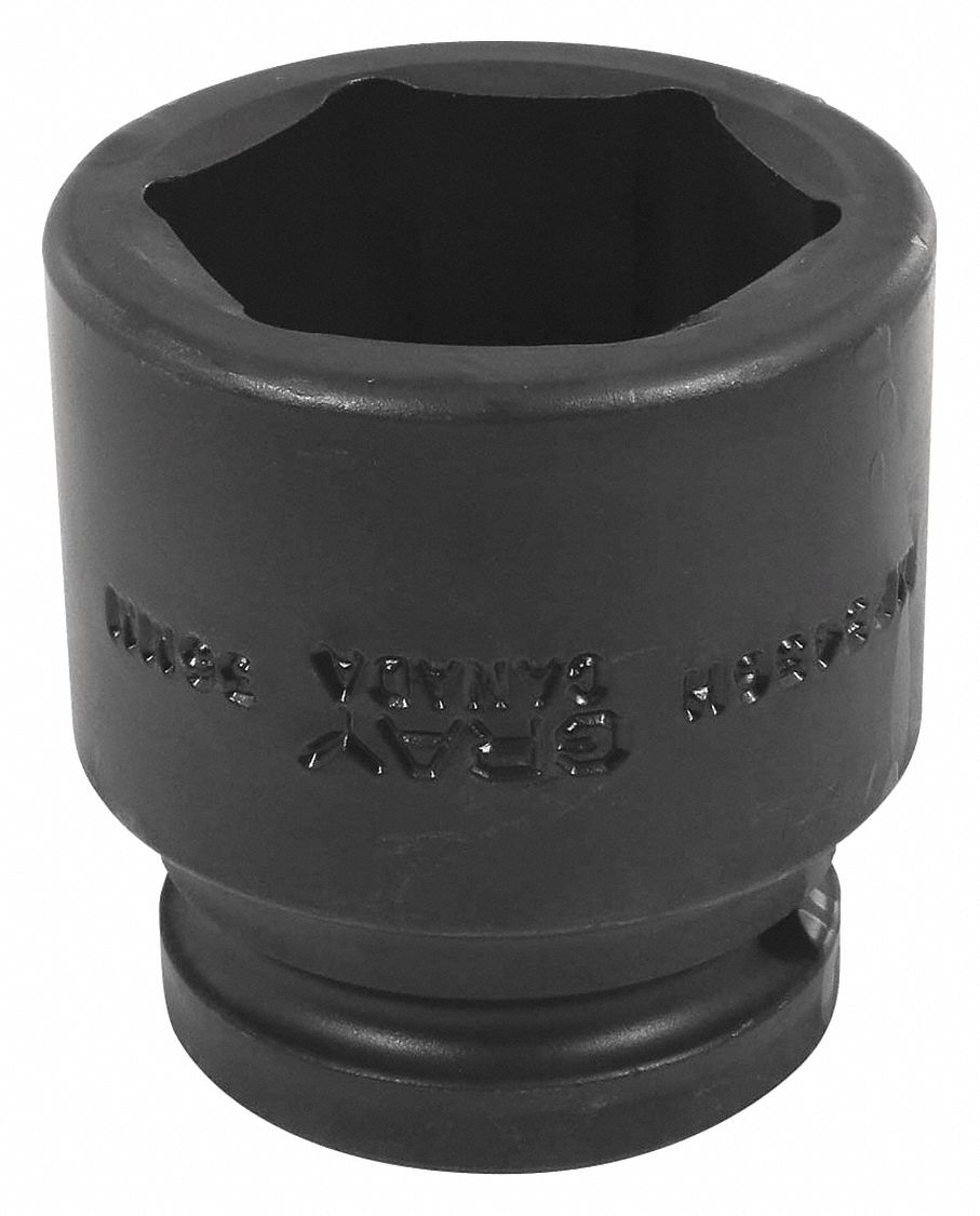 IMPACT SOCKET, 6 POINT, STANDARD SOCKET, 36 MM X 3/4 IN DRIVE