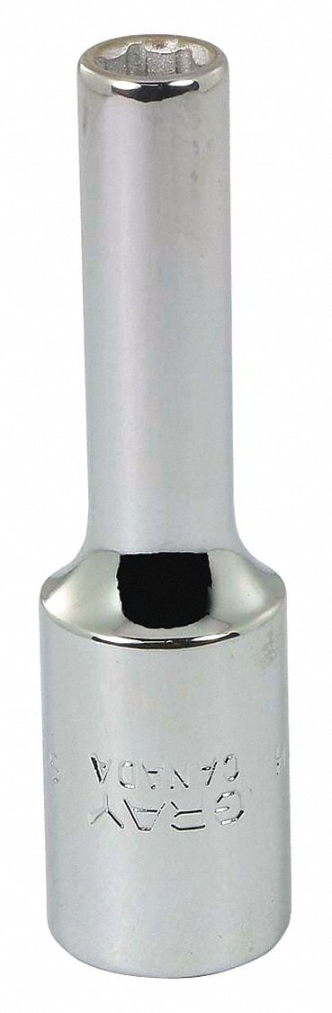 SOCKET 6MMX3/8 DR 6 PT DP CHROME