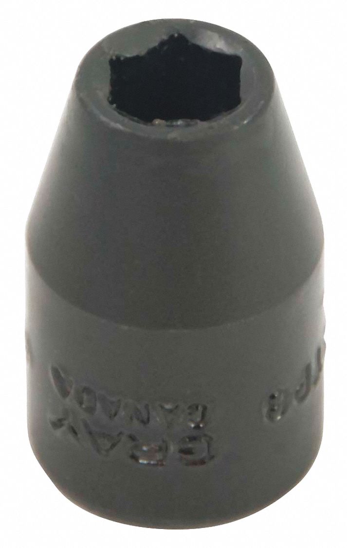 IMPACT SOCKET, 6 POINT, STANDARD SOCKET, 8 MM X 3/8 IN DRIVE