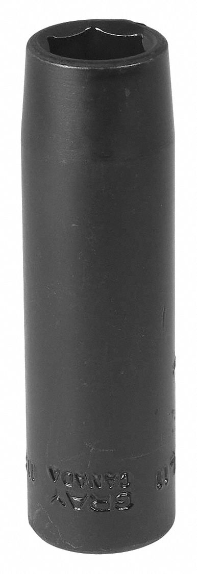 IMPACT SOCKET, 6 POINT, DEEP SOCKET, 11 MM X 3/8 IN DRIVE