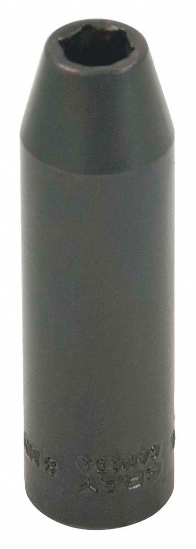 IMPACT SOCKET, 6 POINT, DEEP SOCKET, 8 MM X 3/8 IN DRIVE