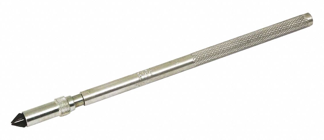 SCREW STARTER, KNURLED ALUMINUM HANDLE, KNURLED GRIP, 7 IN L