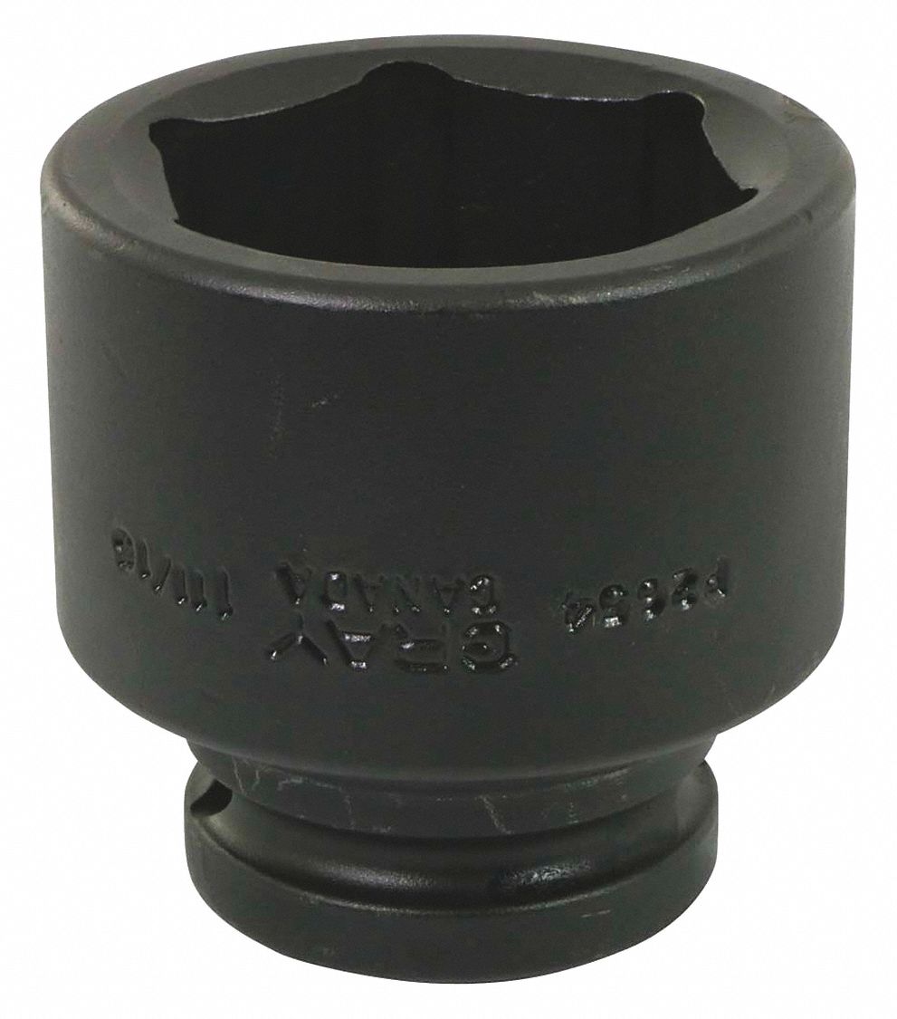 SOCKET 1-11/16INX3/4IN DR 6 PT REG