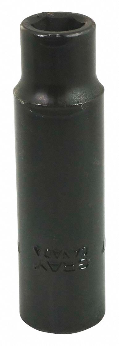 DOUILLE À CHOCS,6 PANS,DOUILLE PROFONDE,DOUILLE DE 7/16 X 1/2 PO