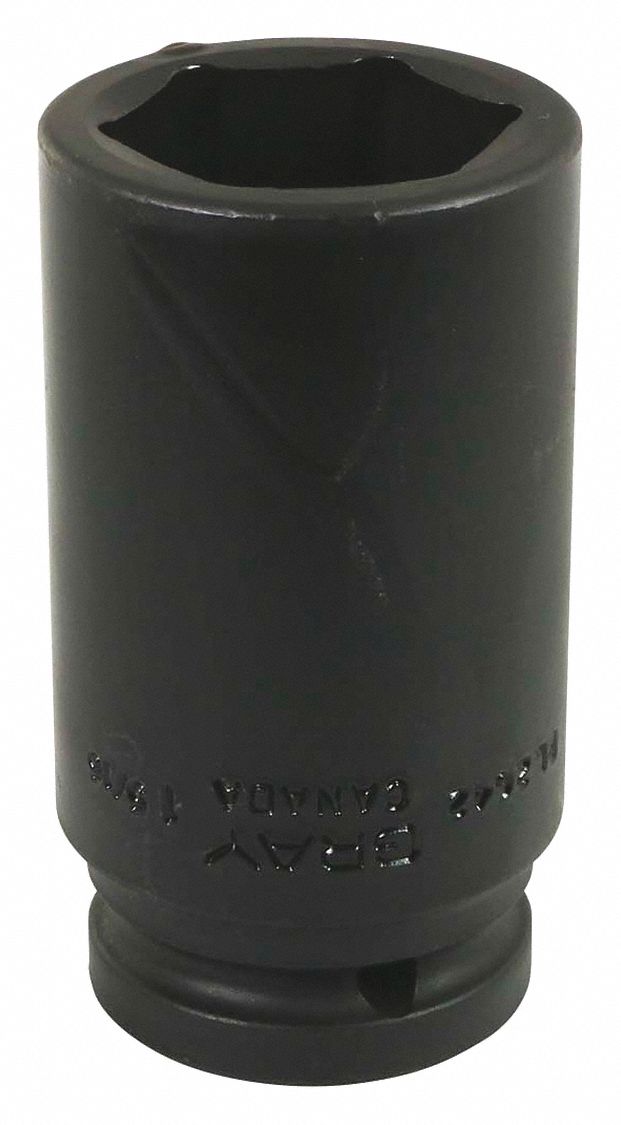 IMPACT SOCKET, 6 POINT, DEEP SOCKET, 1 15/16 X 3/4 IN DRIVE