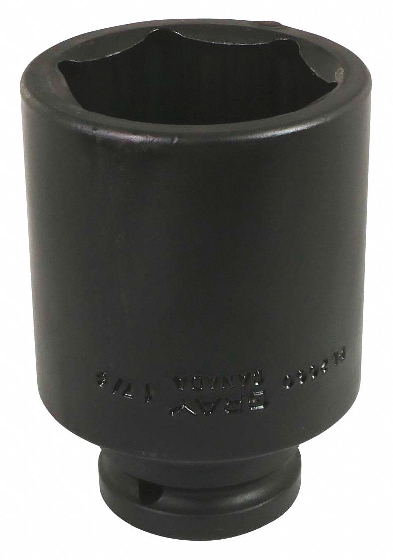 IMPACT SOCKET, 6 POINT, DEEP SOCKET, 1 7/8 X 3/4 IN DRIVE