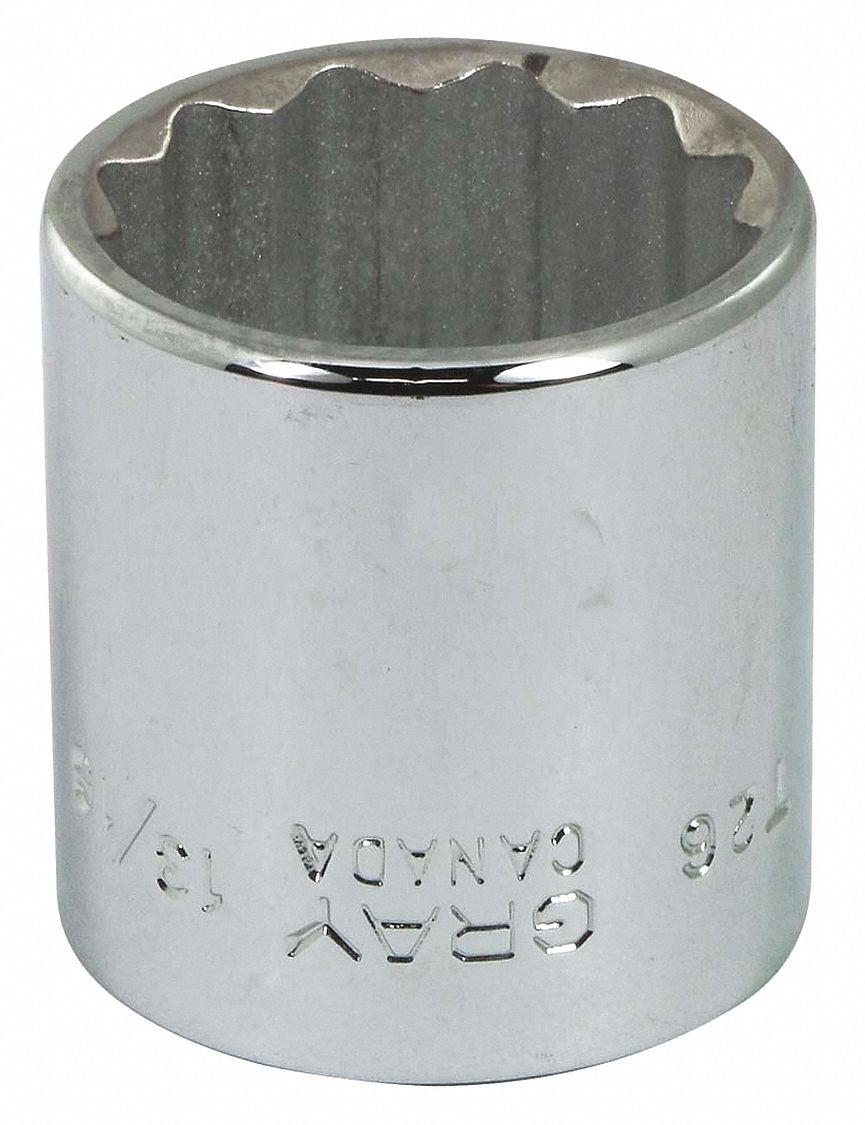 SOCKET 13/16INX3/8IN DR 12 PT REG