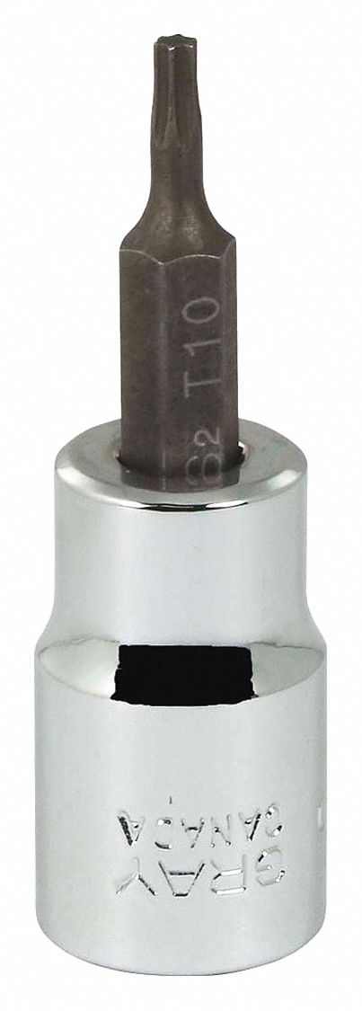 SOCKET TORX HEAD 3/8IN DR T10