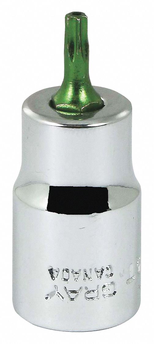 SOCKET TORX HEAD 3/8IN DR T15 TAMP