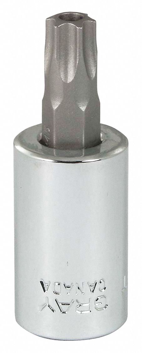 SOCKET TORX HEAD 3/8IN DR T45 TAMP