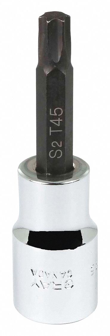 TETE HEXALOBEE CREUSE 1/2IN DR T45