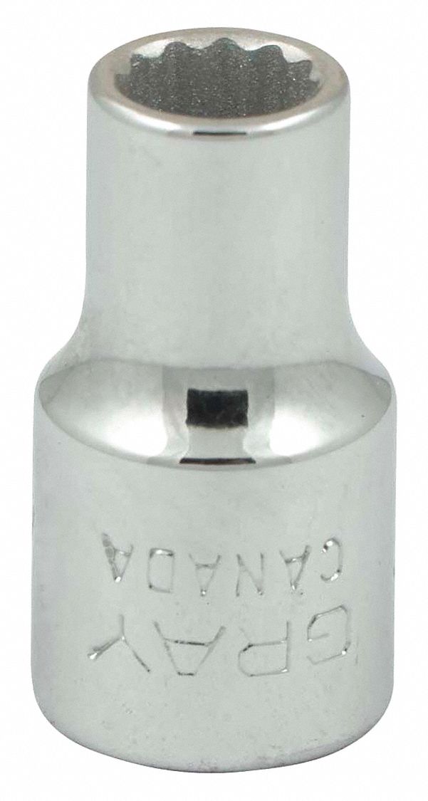 DOUILLE 7/32POX1/4PO DR 12PT SD CHR