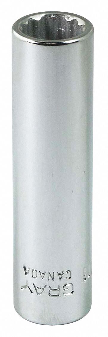 CREUX 11/32INX1/4IN DR 12 PINTES DE