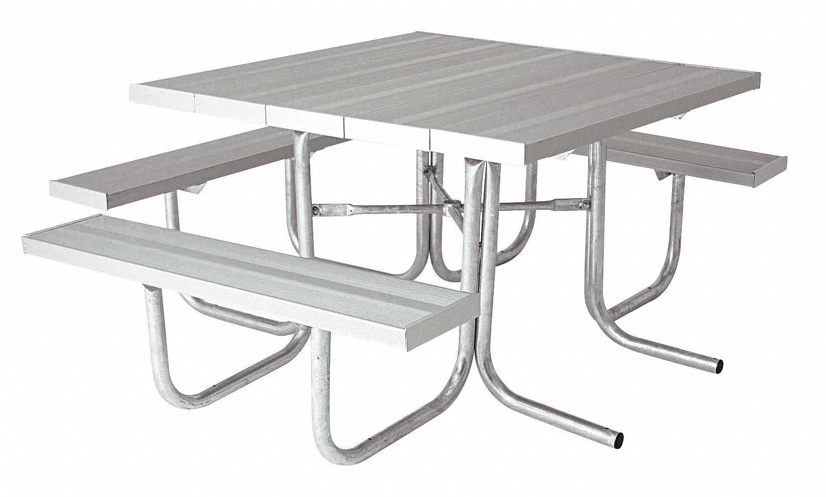 ULTRASITE, Square, Aluminum, ADA Picnic Table 13R072358HA48 Grainger