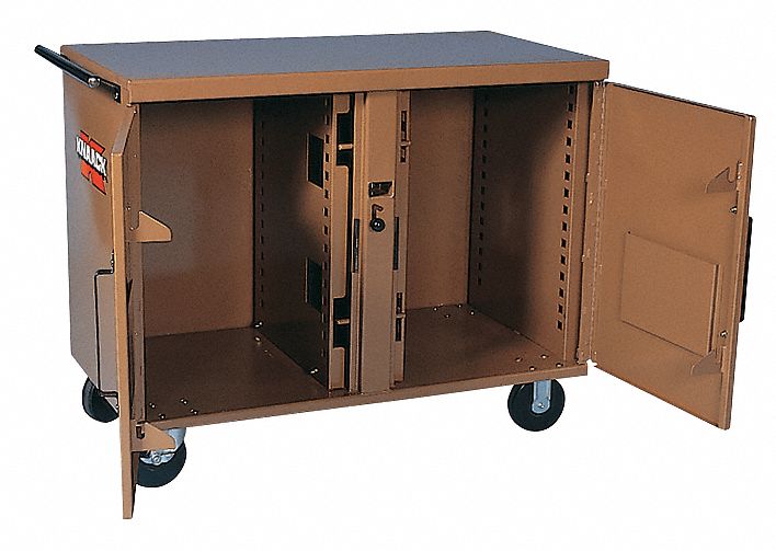 MOBILE WORKBENCH,46-1/4X25X37-1/2IN