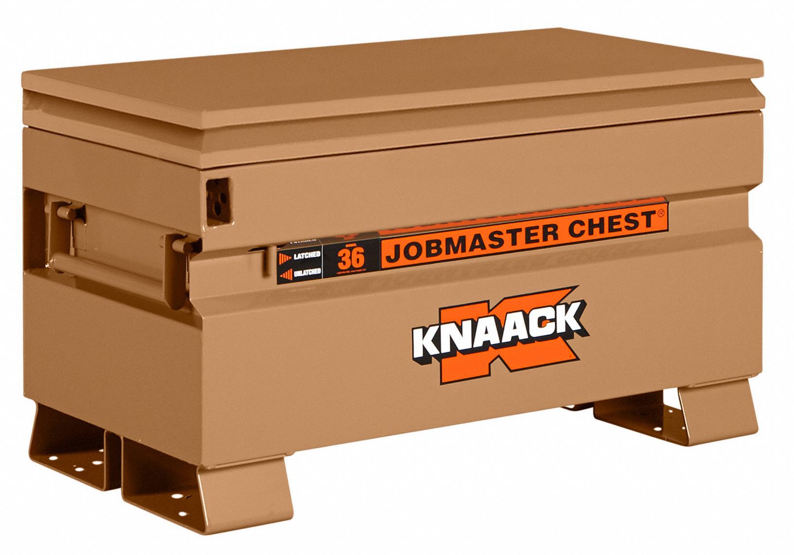KNAACK, 36 in W x 19 in D x 21 1/2 in H, 7 cu ft, Jobsite