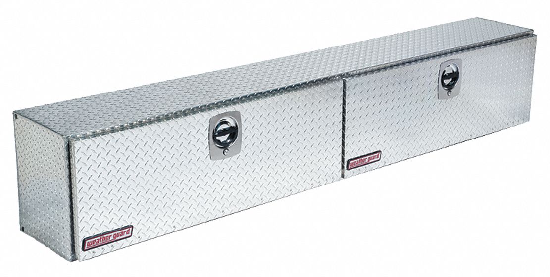 TOPSIDE TRUCK BOX,SILVER,96-1/4 IN. W