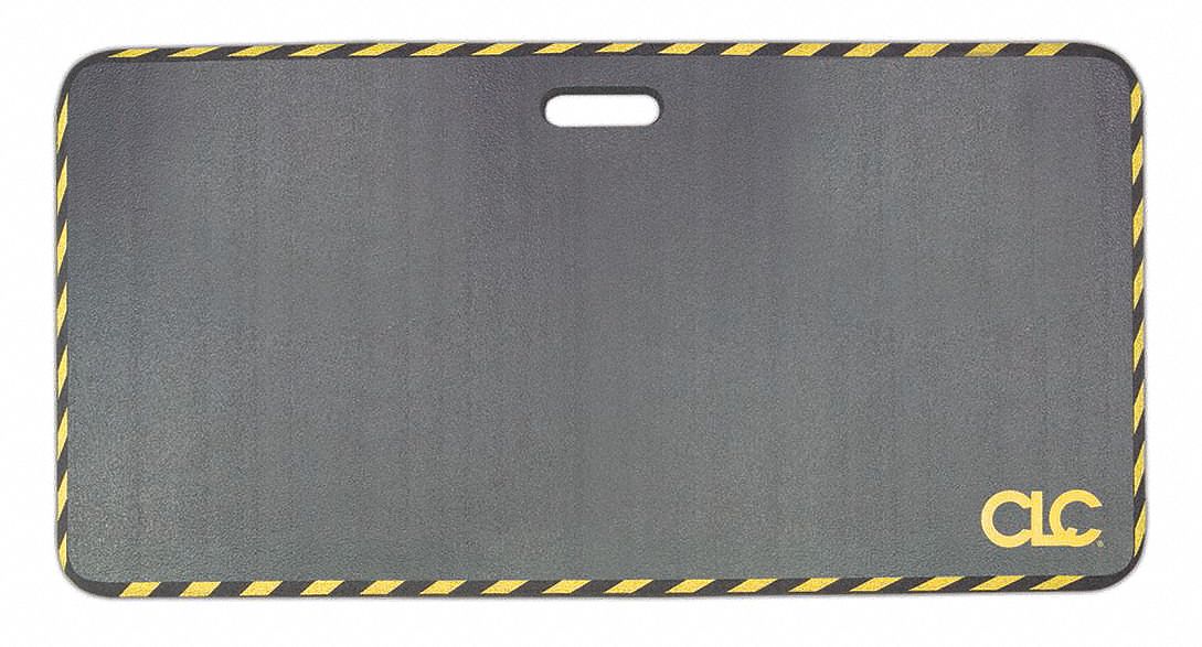 CLC Kneeling Pad, 36 in Length, 18 in Width, 1 in Thickness, NBR, Black