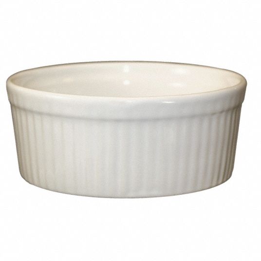 ITI Ramekins, American White, 6 oz, Ceramic, 6 oz Capacity, American