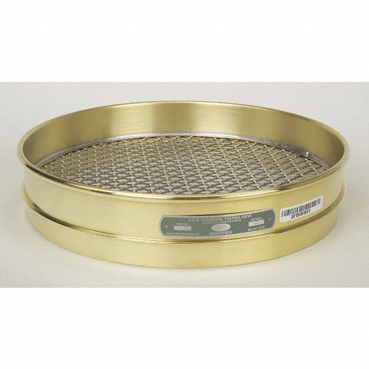 ADVANTECH, Wire Cloth Test Sieve, Stainless Steel, USA Standard Testing