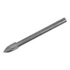 GLASS AND TILE DRILL BIT, 5/16 IN, FRACTIONAL INCH, CARBIDE