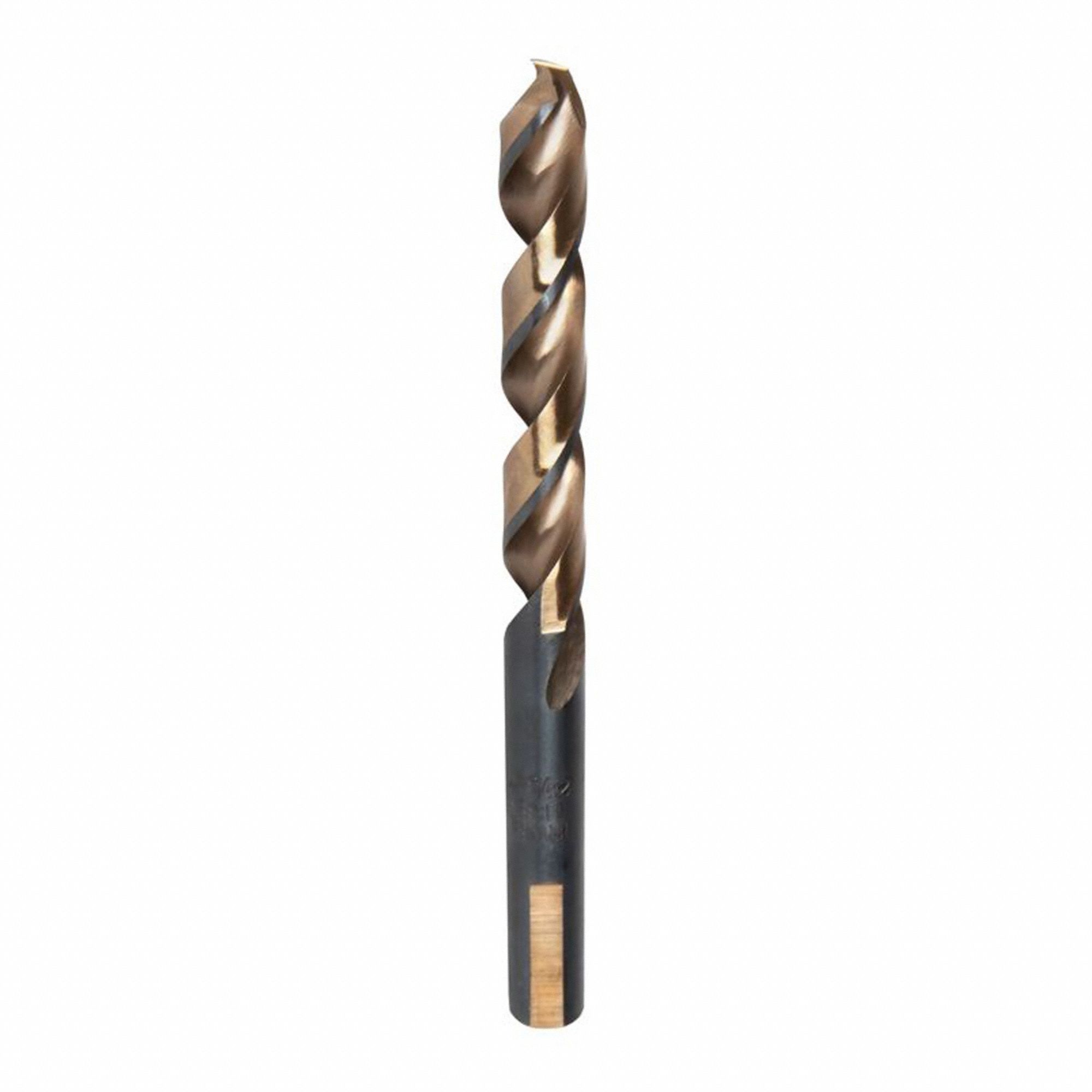 JOBBER LENGTH DRILL BIT, 23/64 IN, HIGH SPEED STEEL, 3 FLATS SHANK