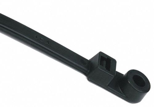 CABLE TIES BLK MTG 8-1/2 100/BG