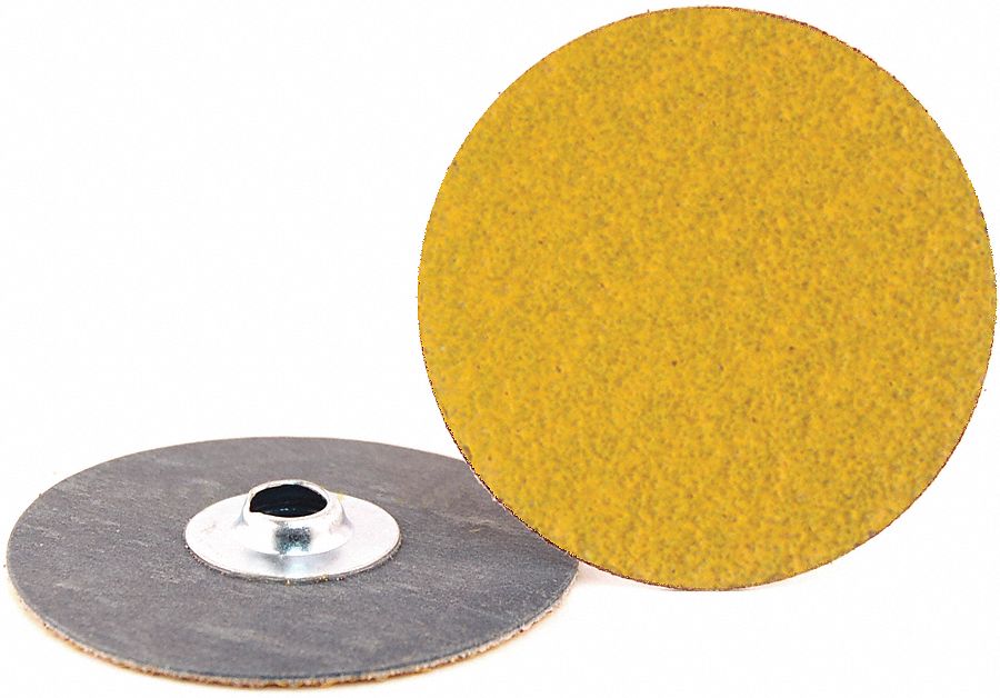 Quick-Change Sanding Disc: TS, 3", Ceramic, 100 Grit, Y Wt Cloth, Predator, 50 PK