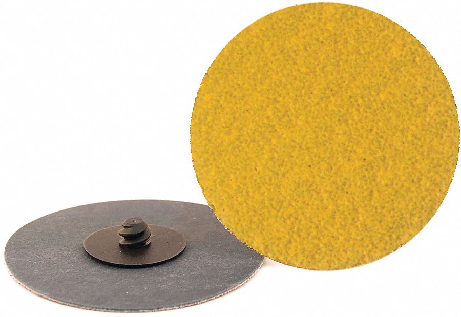 Quick-Change Sanding Disc: TR, 3", Ceramic, 100 Grit, Y Wt Cloth, Predator, 50 PK